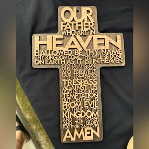 The Lord’s Prayer Cross